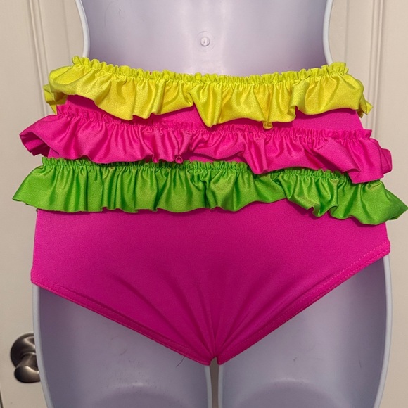 Colorful Ruffled sequin dance custom - Picture 7 of 8